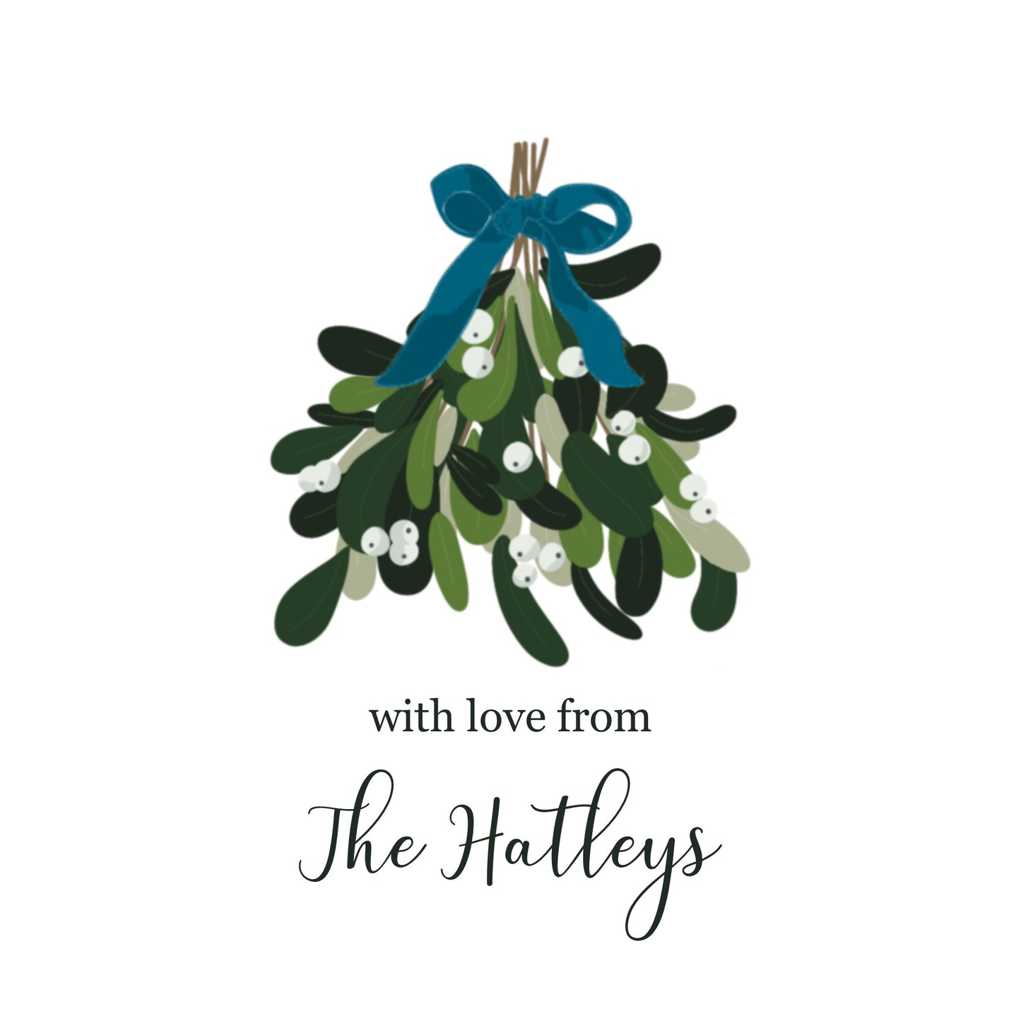 Mistletoe Gift Tag