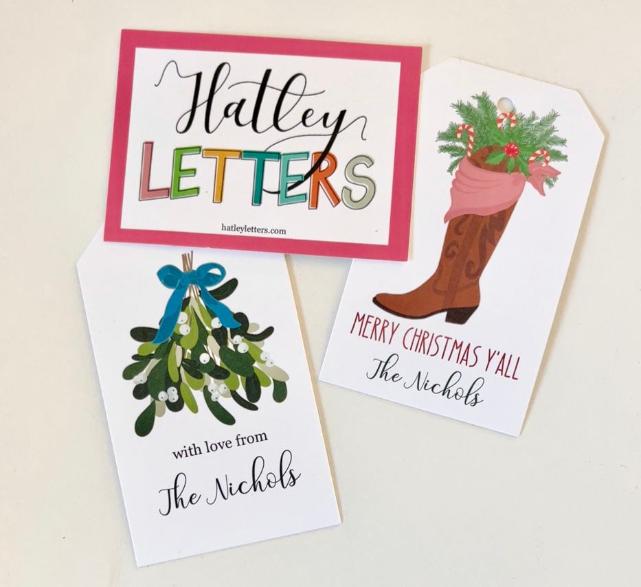 Mistletoe Gift Tag